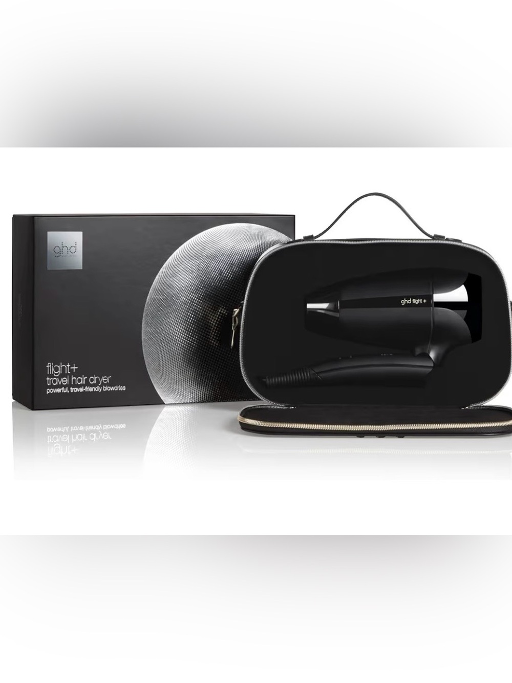 ghd Flight+ Travel Hair Dryer ― 1300w Professional Portable Hair Volumizer